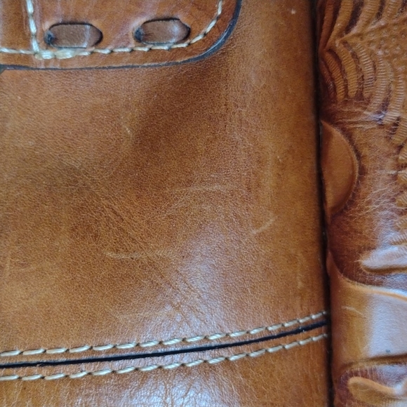 EUC Patricia Nash Burnished Tool Collection Satchel - Picture 7 of 14